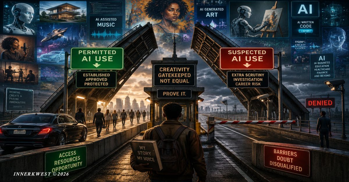 AI is transforming music, film, employment and creative production. Yet Black writers are facing extraordinary consequences over suspected AI use while other authors openly acknowledge using the technology. The Jerry Falade controversy raises a larger question about race, permission and modern literary gatekeeping.